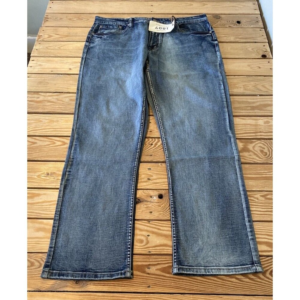 NWT 1897 Weston Bootcut Jeans Size 38x32 Men’s Blue